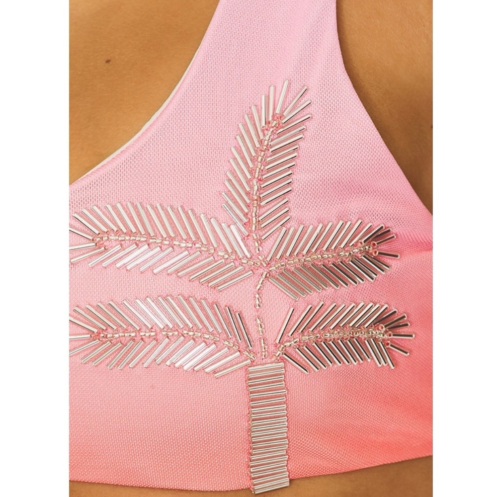 MAAJI x Revolve Beaded Set - Gwen Mesh Bikini Top & Sunglow Ombre Cheeky Bottom - Picture 5 of 17